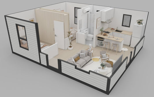 43m² Villa - Lecan Container Homes