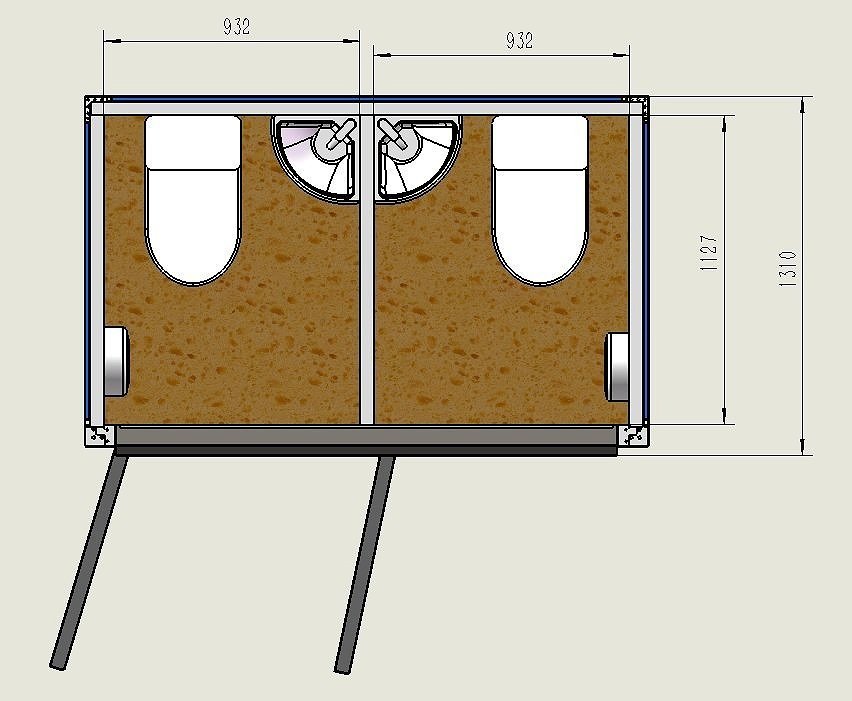 Double Toilet - Lecan Portable Restrooms