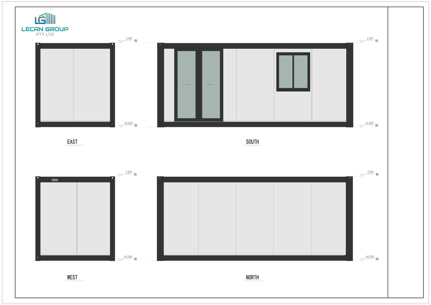 Site Office – Lecan Portable 20FT