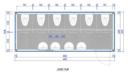 Bathroom 20FT - Lecan Portable Restrooms