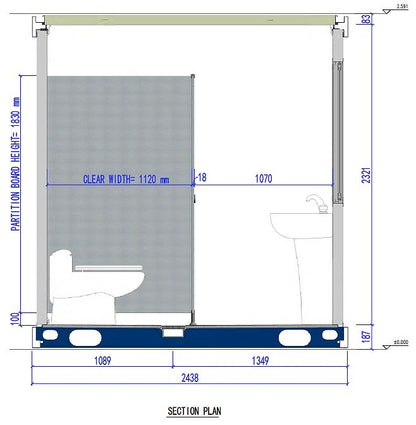 Bathroom 20FT - Lecan Portable Restrooms