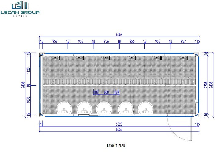Bathroom 20FT - Lecan Portable Restrooms