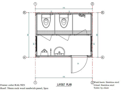 Bathroom 10FT - Lecan Portable Restrooms