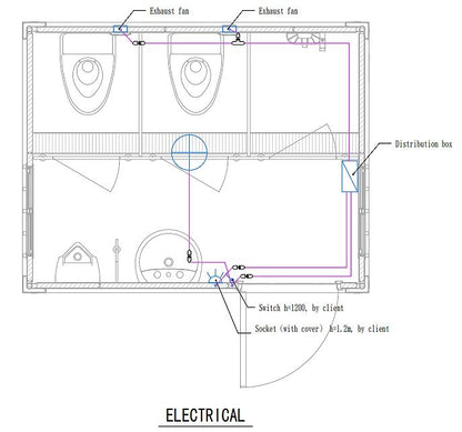 Bathroom 10FT - Lecan Portable Restrooms